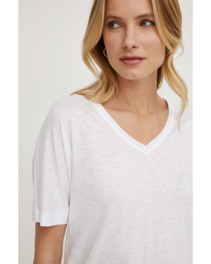 Geox t-shirt W4510C-T3093 W T-SHIRT damski kolor biały