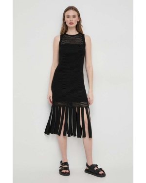 Marella sukienka kolor czarny mini dopasowana 2413391022200