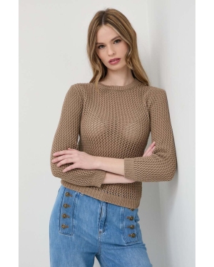 Marella sweter damski kolor beżowy 2413941045200