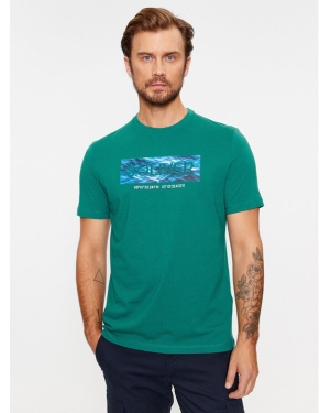 s.Oliver T-Shirt 2135685 Zielony Regular Fit