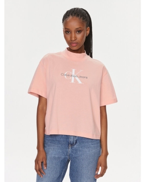 Calvin Klein Jeans T-Shirt J20J222130 Różowy Regular Fit