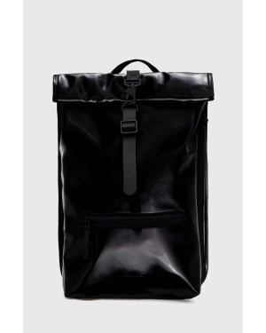 Rains plecak 13320 Backpacks kolor czarny duży gładki