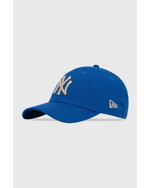 New Era czapka z daszkiem kolor niebieski z aplikacją NEW YORK YANKEES