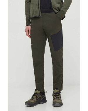 Salewa spodnie outdoorowe Pedroc 2 kolor zielony 00-0000028597