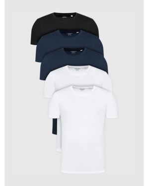 Jack&Jones Komplet 5 t-shirtów Organic Basic 12191190 Kolorowy Regular Fit