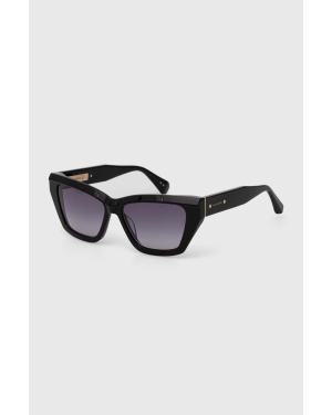 AllSaints okulary przeciwsłoneczne damskie kolor czarny ALS501100156