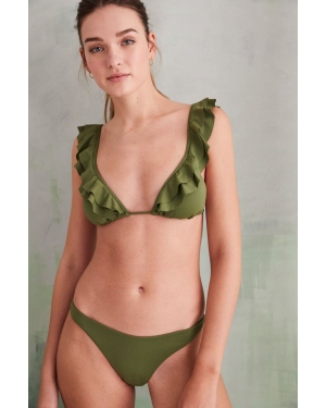 women'secret figi kąpielowe Weekend Escape kolor zielony