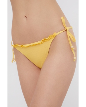 women'secret Figi kąpielowe kolor żółty