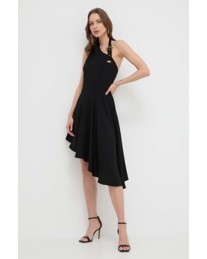Versace Jeans Couture sukienka kolor czarny mini rozkloszowana 76HAO917 N0302