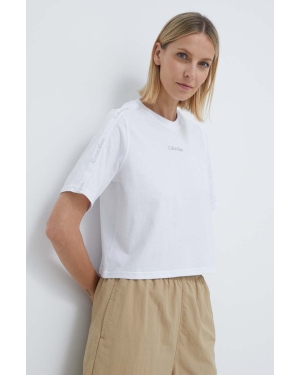 Calvin Klein Performance t-shirt damski kolor biały