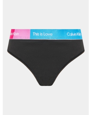 Calvin Klein Underwear Stringi 000QF7279E Czarny