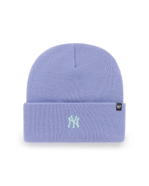 47brand czapka MLB New York Yankees kolor fioletowy