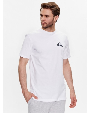 Quiksilver T-Shirt Mini Logo EQYZT07215 Biały Regular Fit