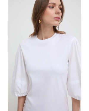 Max Mara Leisure bluzka damska kolor biały gładka