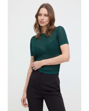 Liviana Conti sweter bawełniany kolor zielony lekki