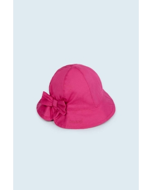 Mayoral kapelusz bawełniany dziecięcy kolor fioletowy bawełniany