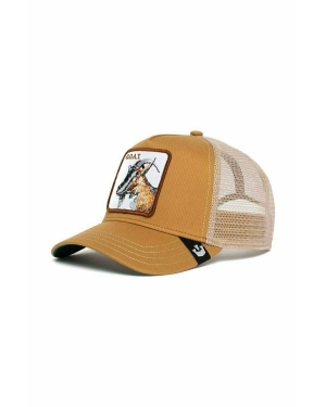 Goorin Bros czapka The GOAT kolor brązowy z nadrukiem 101-0385