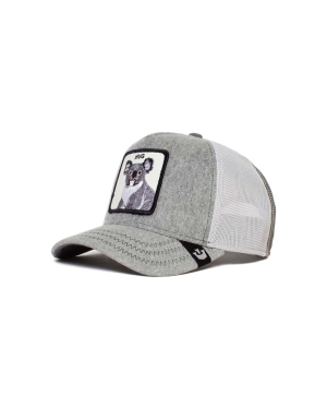 Goorin Bros czapka z daszkiem kolor szary z aplikacją