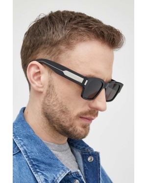 Saint Laurent okulary przeciwsłoneczne męskie kolor czarny SL 617