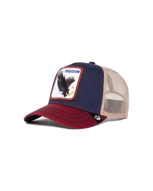 Goorin Bros czapka The Freedom Eagle kolor bordowy z aplikacją 101-0384