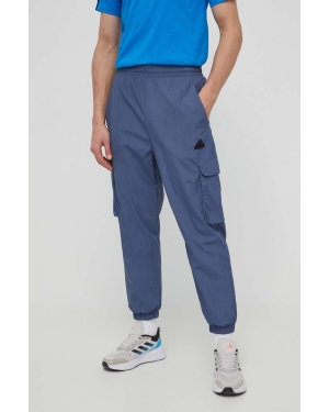 adidas spodnie dresowe kolor niebieski gładkie IR5165