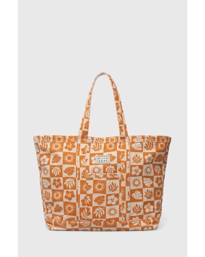 Billabong torebka bawełniana kolor pomarańczowy
