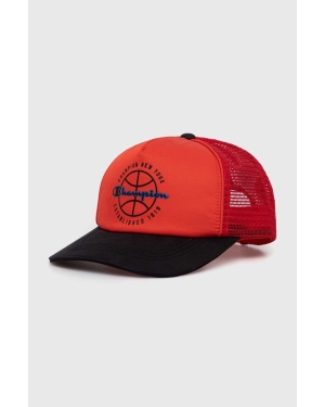 Champion czapka z daszkiem kolor czerwony z aplikacją 805959