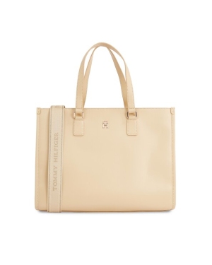 Tommy Hilfiger Torebka Th Monotype Tote AW0AW15978 Beżowy