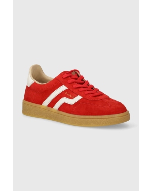 Gant sneakersy zamszowe Cuzima kolor czerwony 28533550.G51