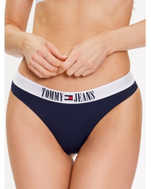 Tommy Jeans Dół od bikini UW0UW04451 Granatowy