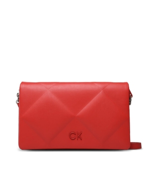Calvin Klein Torebka Re-Lock Quilt Shoulder Bag K60K611021 Czerwony