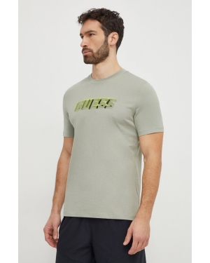 Guess t-shirt bawełniany NIKOLAS męski kolor zielony z nadrukiem Z4RI10 I3Z14