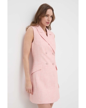 Guess sukienka CORINNE kolor różowy mini prosta W4GK1B WG4P2
