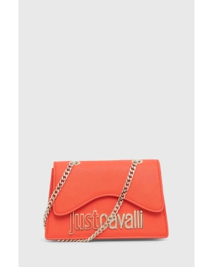 Just Cavalli torebka kolor pomarańczowy