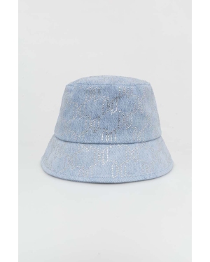Karl Lagerfeld kapelusz jeansowy kolor niebieski