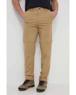 Marmot spodnie outdoorowe Arch Rock Convertible kolor beżowy