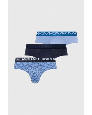 Michael Kors slipy 3-pack męskie kolor niebieski