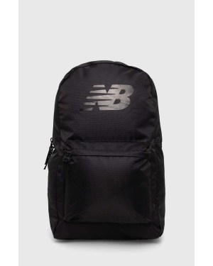 New Balance plecak kolor czarny duży gładki LAB23097BK
