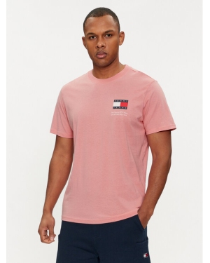 Tommy Jeans T-Shirt Essential DM0DM18263 Różowy Slim Fit