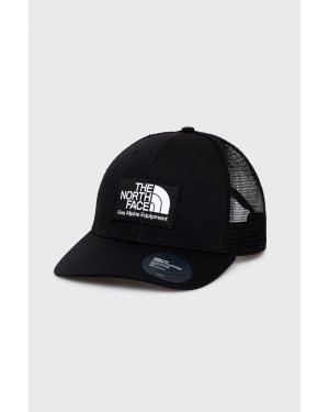 The North Face czapka kolor czarny z aplikacją NF0A5FX8JK31-JK31