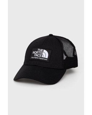 The North Face czapka kolor czarny z aplikacją