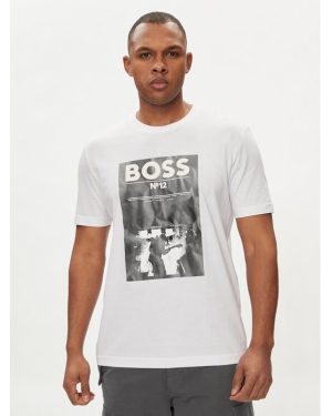 Boss T-Shirt Bossticket 50515829 Biały Regular Fit