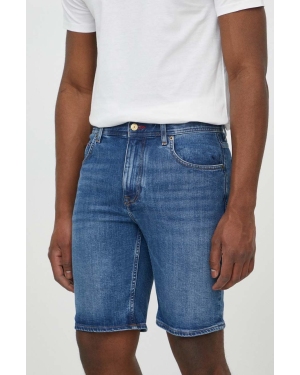 Tommy Hilfiger szorty jeansowe męskie kolor niebieski