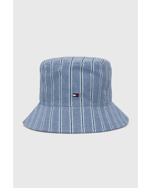 Tommy Hilfiger kapelusz kolor niebieski AW0AW16051