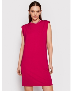 KARL LAGERFELD Sukienka codzienna 220W1353 Różowy Regular Fit