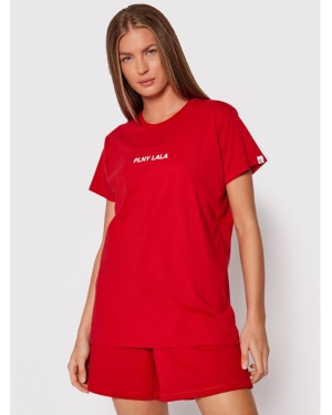 PLNY LALA T-Shirt Classic PL-KO-CL-00241 Czerwony Regular Fit
