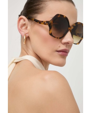 Vivienne Westwood okulary przeciwsłoneczne damskie kolor brązowy VW501812759