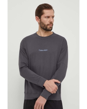 Calvin Klein Underwear bluza lounge kolor szary z nadrukiem