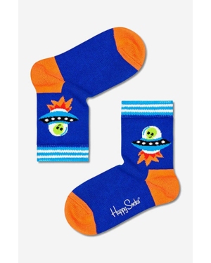 Happy Socks skarpetki dziecięce Ufo kolor niebieski Skarpetki dziecięce Happy Socks Ufo KUFS01-6300