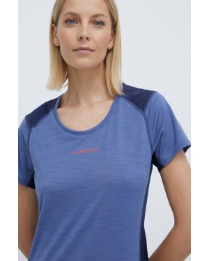 LA Sportiva t-shirt sportowy Compass kolor niebieski Q31644643
